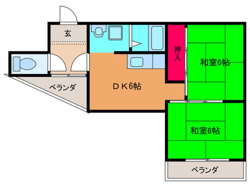 間取図 コーセー5番館