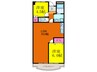 ＣＡＳＡ東正雀 2LDKの間取り