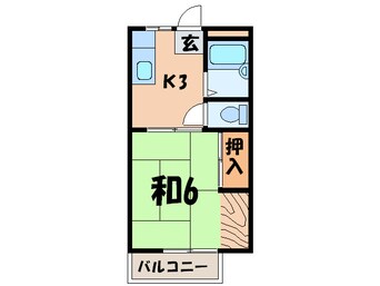 間取図 サンシティ新田辺Ｃ棟