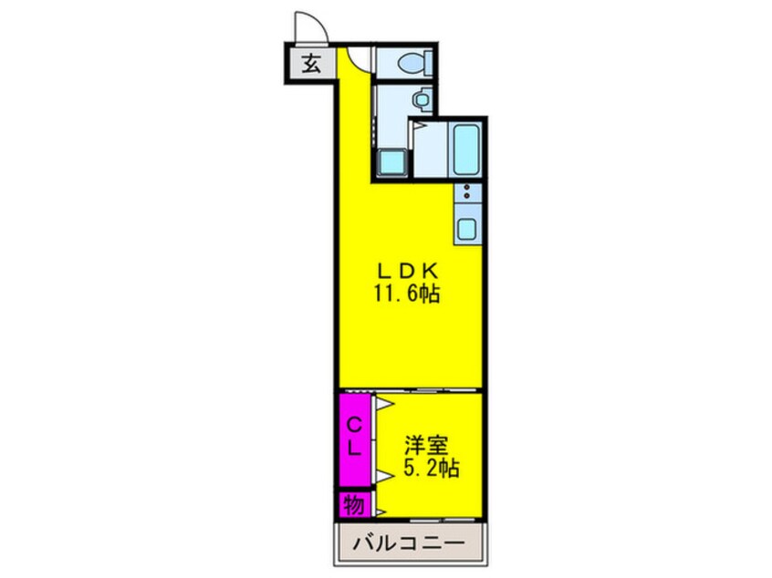間取図 フジパレス瓜破Ⅰ番館