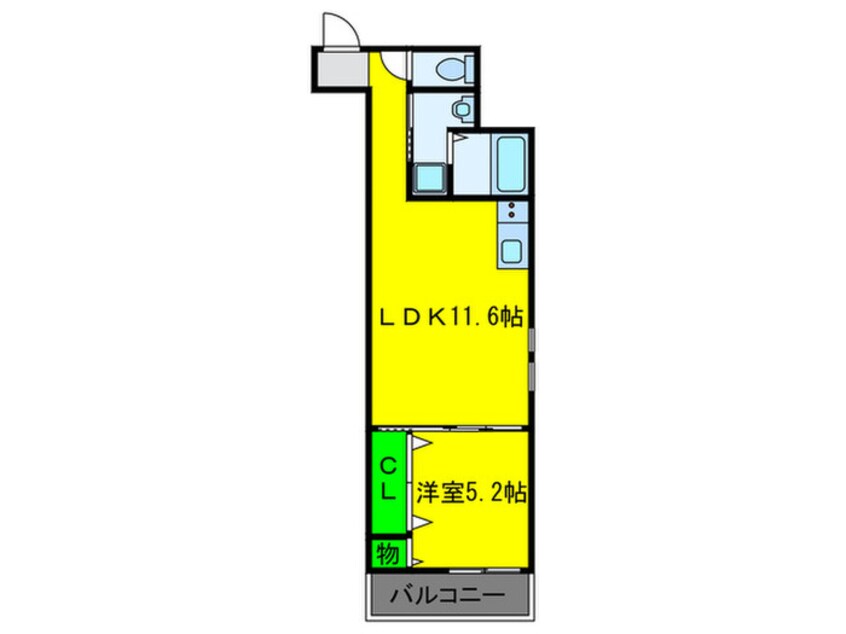 間取図 フジパレス瓜破Ⅰ番館