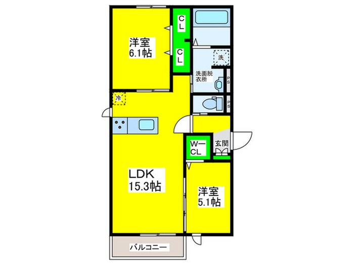 間取り図 パサログランデ中安井