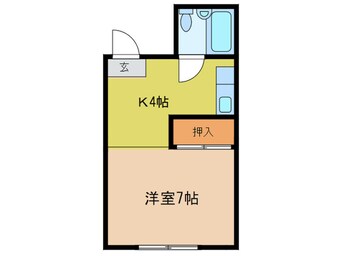 間取図 コーポ比加里