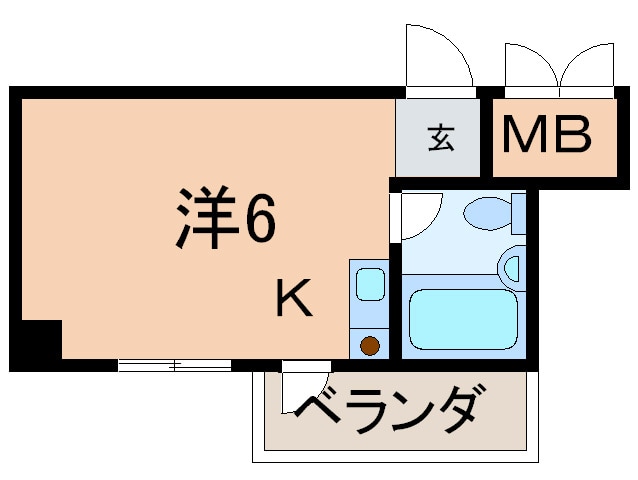 間取り図 松崎マンション立花町