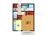 Ｒｉｖａｇｅ御崎 1Kの間取り