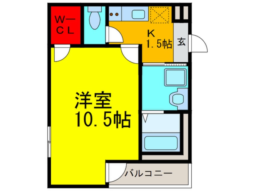 間取図 フジパレス深江橋イースト