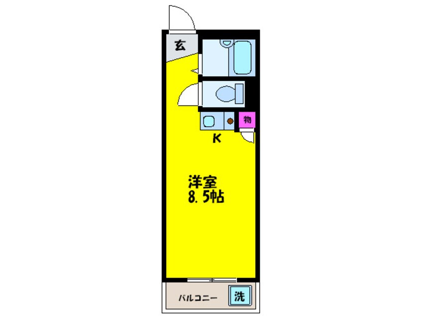 間取図 グランセオ泉佐野