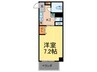 四条敷島ビル 1Kの間取り