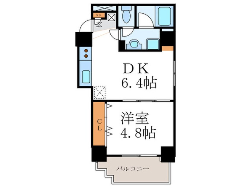 間取図 ドルチェヴィ－タ四条大宮