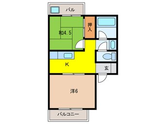 間取図 ユニオンハイツⅡ