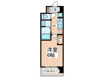 間取図 ｴｽﾃﾑｺｰﾄ大阪WESTⅡ(506)