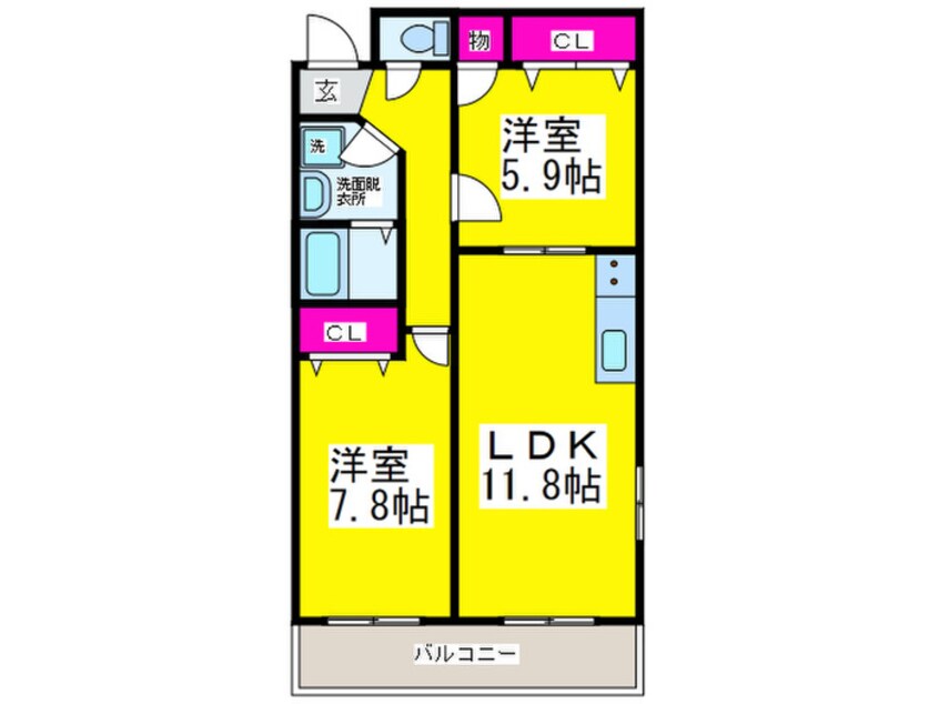 間取図 アネックス寿