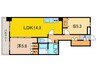 ＫｉＬａＬａ住吉(508) 1LDK+Sの間取り