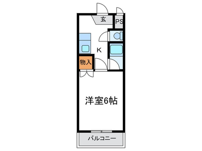 間取り図 ジュネスＴＵＫＵＭＯ