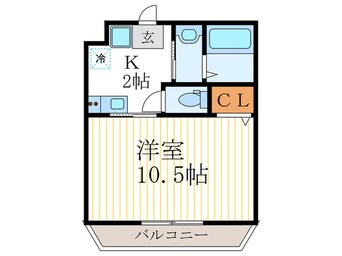 間取図 アークリード平野