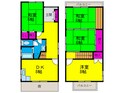 堺区北旅篭町西3丁貸家の間取図