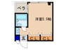 ボックス七条 1Rの間取り