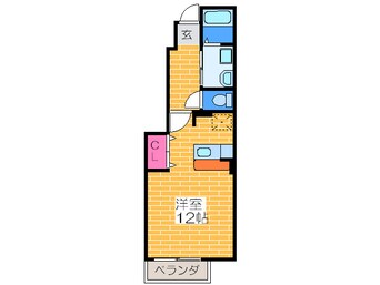 間取図 プレコ－ポ巽東