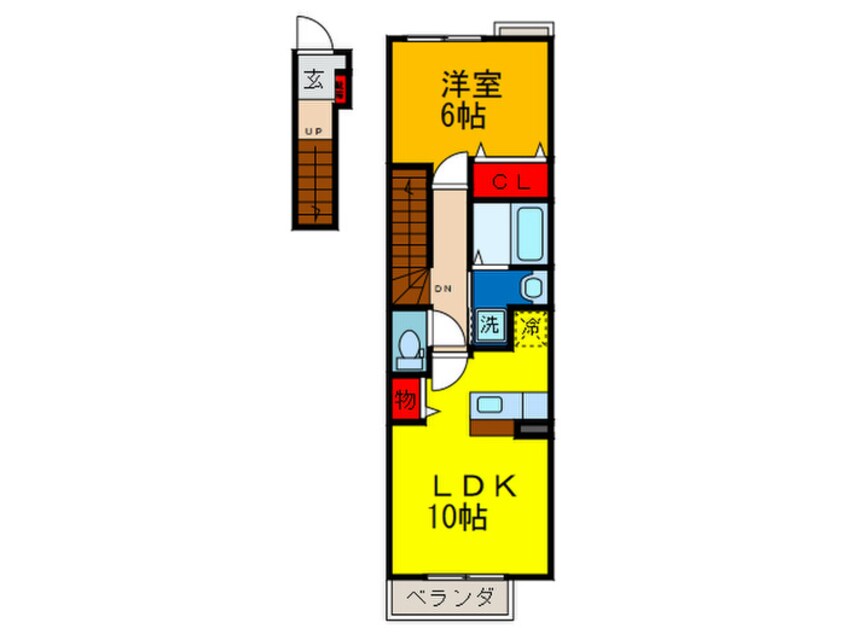 間取図 プレコ－ポ巽東