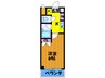 ソルテーラ旭 1Kの間取り