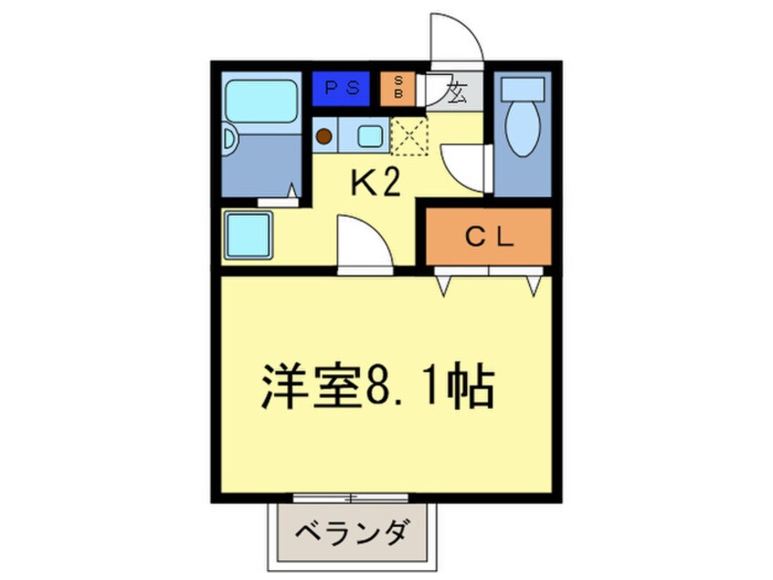 間取図 アム－ル水口