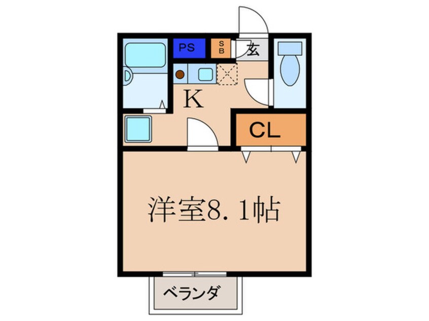 間取図 アム－ル水口