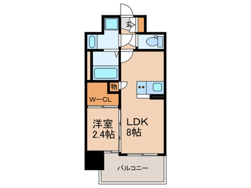 間取図 セレニテ神戸西エクラ