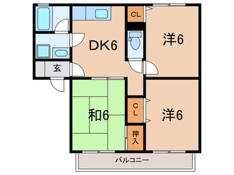 間取図 ソフィア清水A棟