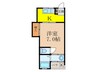 ヴィラナリ－小川 1Kの間取り