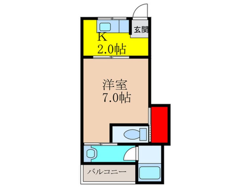 間取図 ヴィラナリ－小川