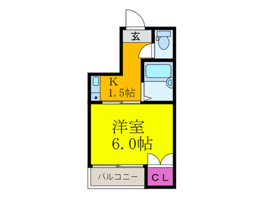 間取図 メゾンアベニュー相川Ⅱ