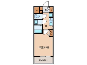 間取図 ﾌﾟﾚｻﾝｽ朝潮橋ﾍﾞｲ･ﾌﾞﾘｰｽﾞ(403)