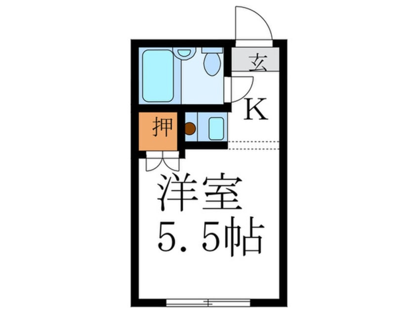 間取図 コーポ紫明