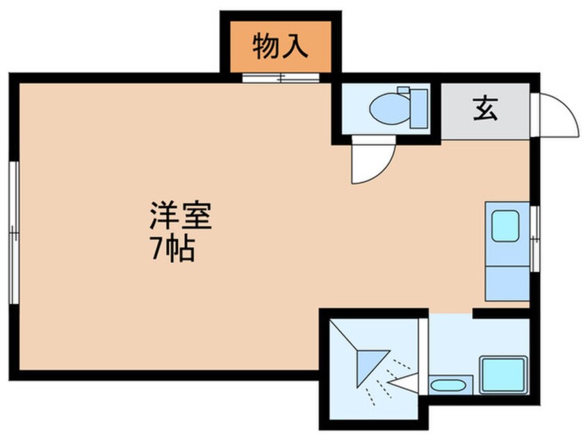 間取図 アサヒハイツ