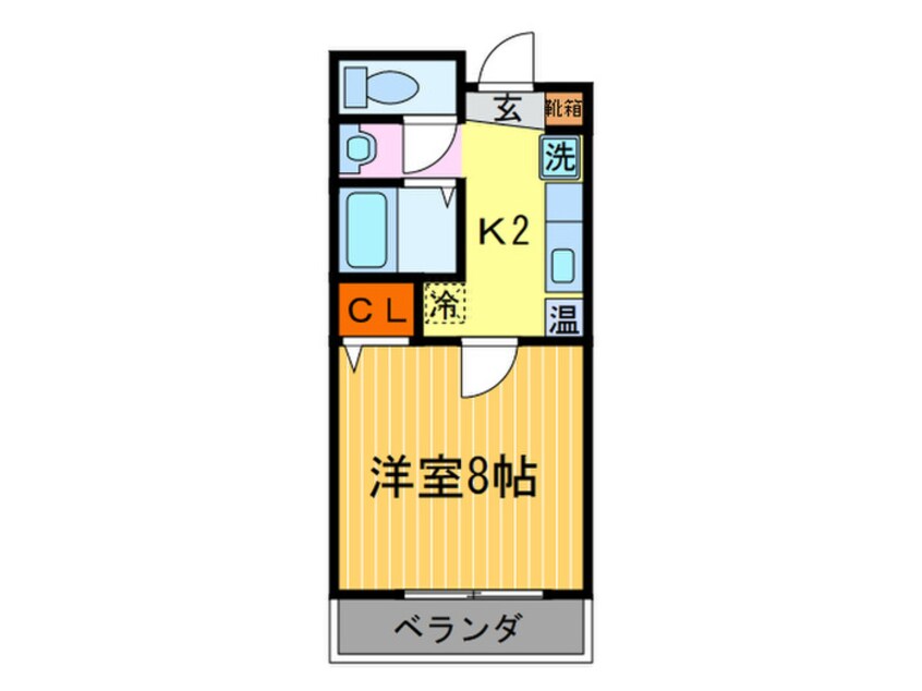 間取図 グランコスモ鴨川