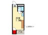 ツインプラザ中宮Ⅱ 1Rの間取り
