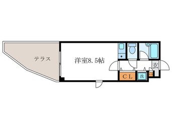 間取図 ランブラス桂東