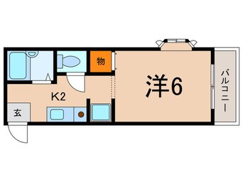 間取図 フル－ル甲東園