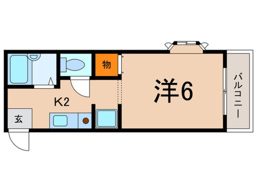 間取図 フル－ル甲東園