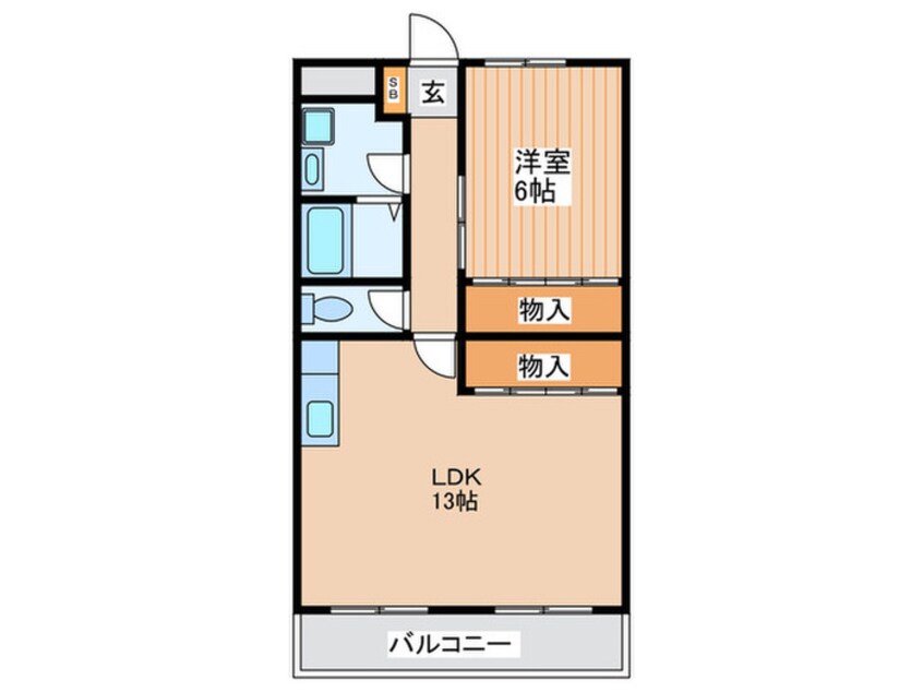 間取図 ビューテラス畷Ａ