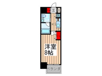 間取図 ISM谷町六丁目
