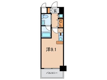 間取図 ISM谷町六丁目