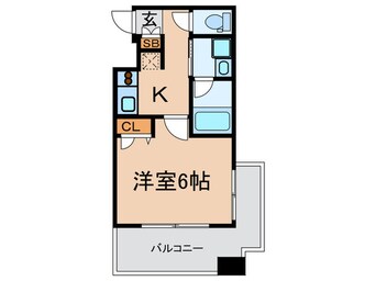 間取図 ISM谷町六丁目