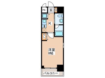 間取図 ISM谷町六丁目