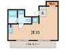 ＡＺビル 1Rの間取り