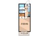コンフォート桜ヶ丘 1Kの間取り