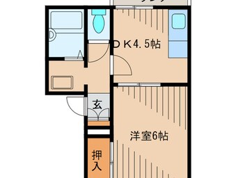 間取図 ﾊｲﾂｶﾀｰﾗ