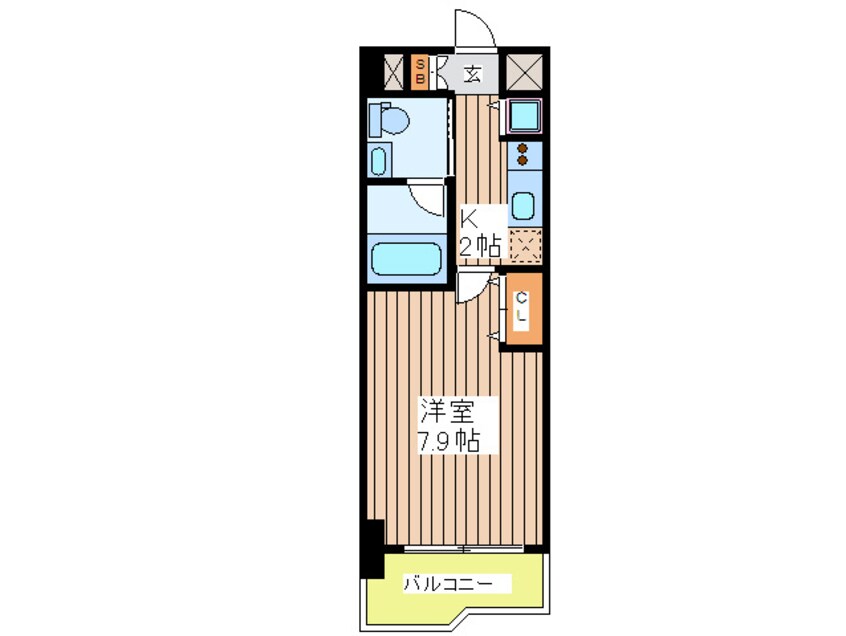 間取図 アーデン堺筋本町