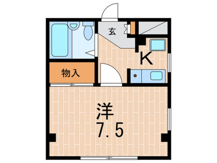 間取図 アイビーフラット