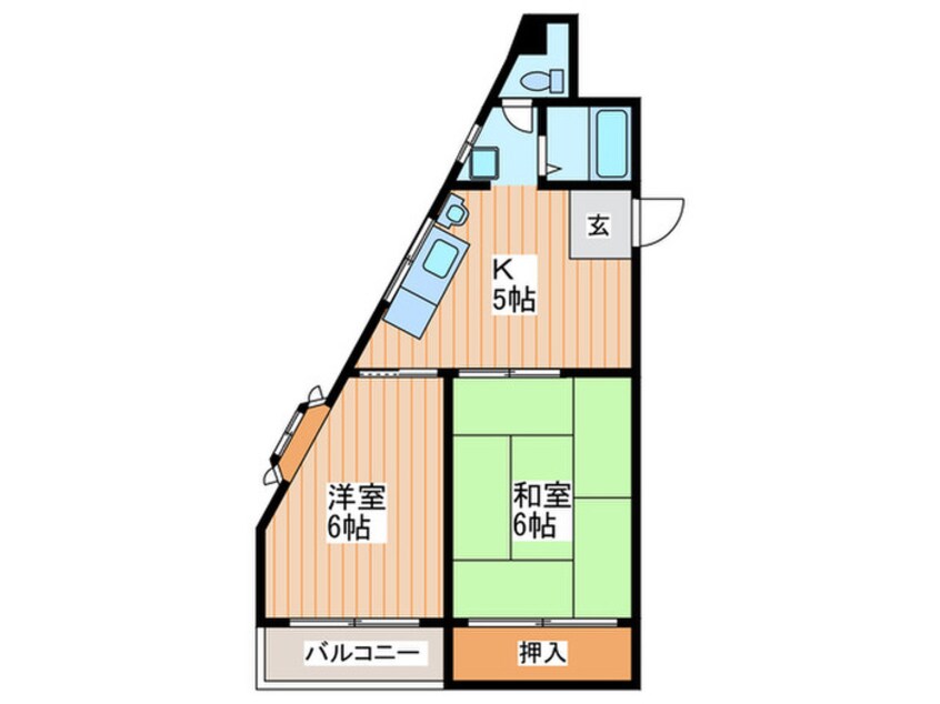 間取図 第１松田ハイム